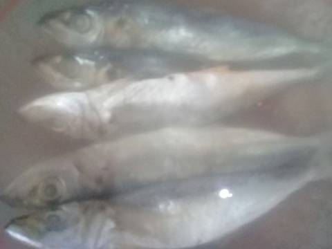 Peda asin sambal pete recipe step 1 photo