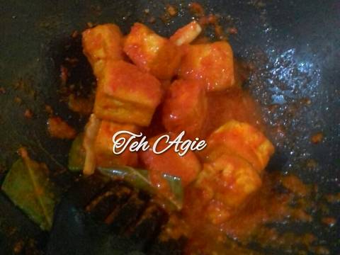 Tahu goreng balado recipe step 3 photo