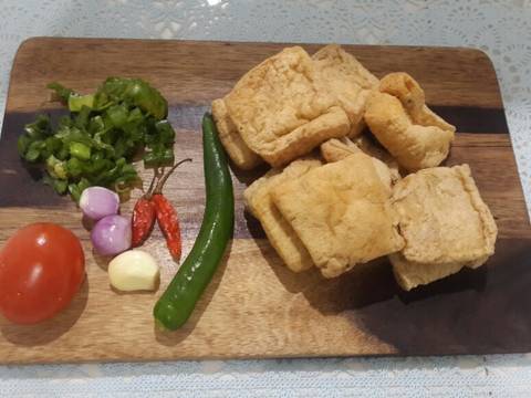 Tahu sumedang asem manis recipe step 1 photo