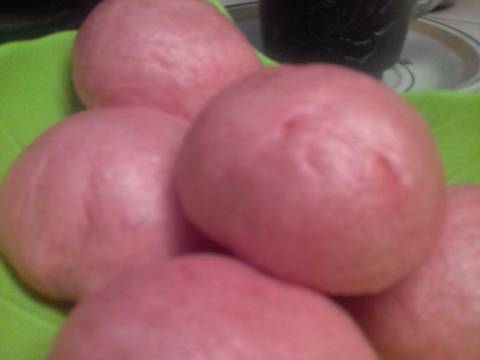Bak pao strawberry coklat 