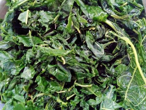 Plecing Daun Singkong- Pepaya recipe step 2 photo