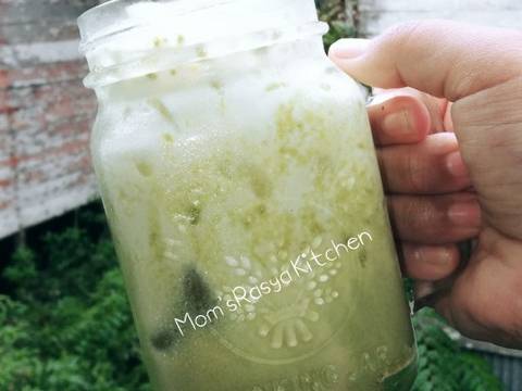 Greentea ice ala cafe recipe step 3 photo