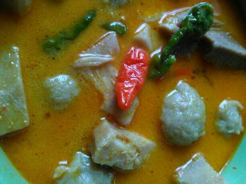 Gulai nangka bakso recipe step 2 photo