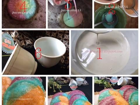 Cucur warna warni recipe step 1 photo
