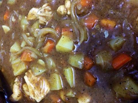 Chicken curry rice