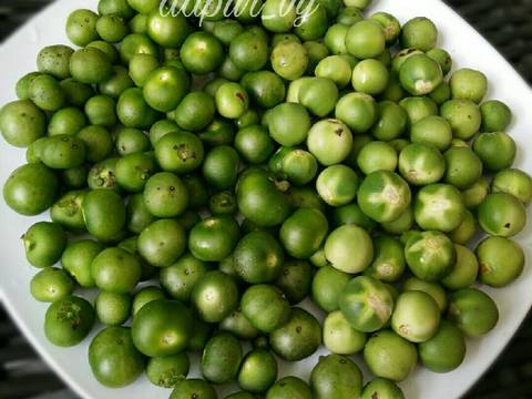 Oseng BOTOK Teri + Takokak + Leunca + Kemangi recipe step 9 photo