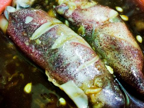 Cumi Bakar Saos Tiram Homemade