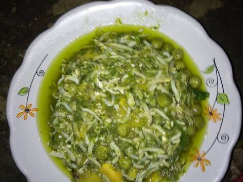 Sambel ijo rimbang teri recipe step 7 photo
