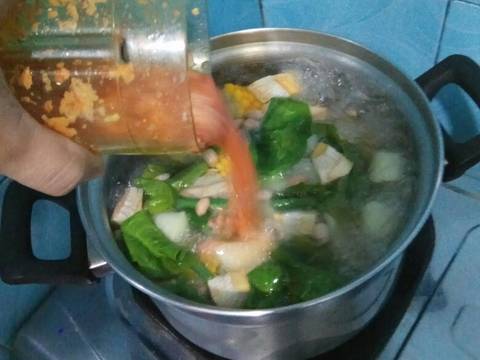 Nasi putih oncom sayur asem+tempe pemalu recipe step 12 photo