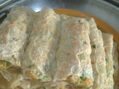 Ayam gulung kembang tahu #siap ramadan recipe step 5 photo