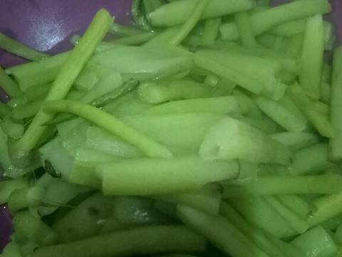 Tumis keladi manis recipe step 1 photo