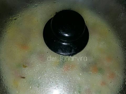 Lalapan Risotto with spicy wings recipe step 5 photo