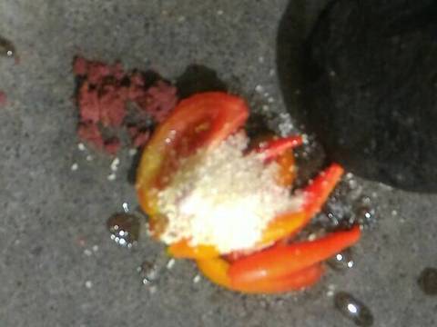 Sambal Cobek Lalapan recipe step 1 photo