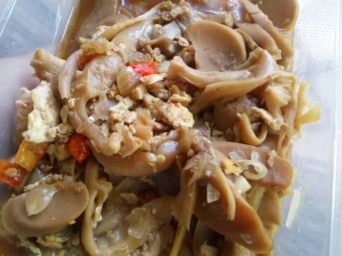 Tumis Jamur Tiram Sosis Aroma Minyak Wijen #RabuBaru (🇮🇩)