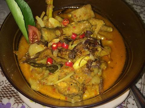 Gulai Nangka muda Ceker ayam recipe step 3 photo