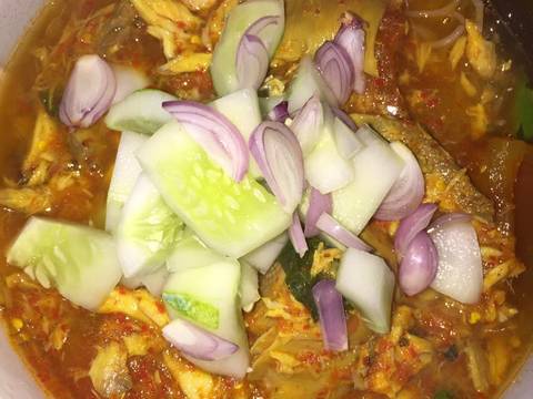 Laksa peranakan ikan kembung recipe step 4 photo