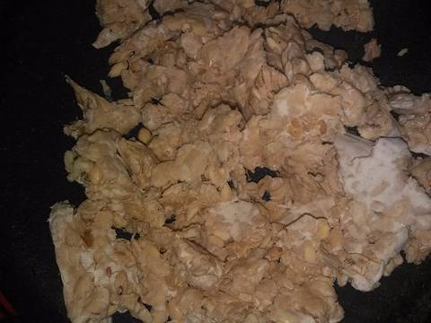 Sambal bajag tempe cabe hijau recipe step 4 photo