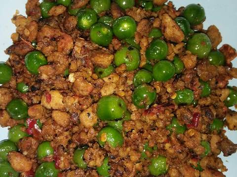 Oseng Oncom Leunca Pedas recipe step 6 photo