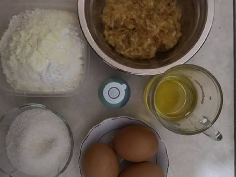 Bolu Pisang Pandan recipe step 1 photo