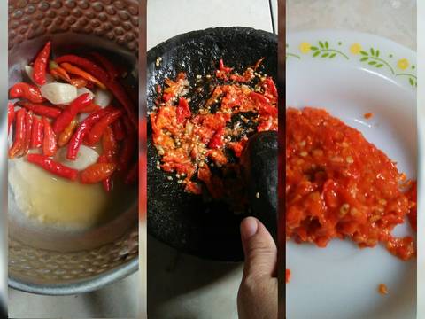 *Laksa lontong* recipe step 3 photo
