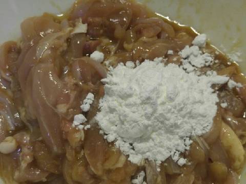 Bubur ayam dgn seasoned jamur enoki recipe step 2 photo