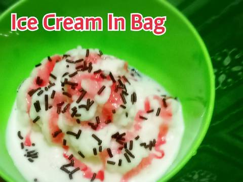 Ice Cream In Bag (bikin es krim sekalian fun science)