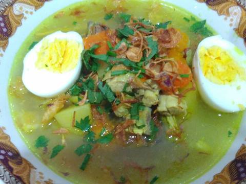 Soto lamongan ala rumahan