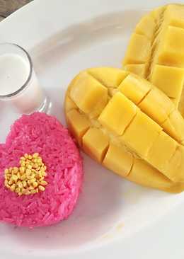 ข้าวเหนียวมะม่วงชมพูหวาน