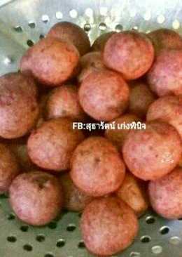 ขนมไข่นกกะทามันม่วง