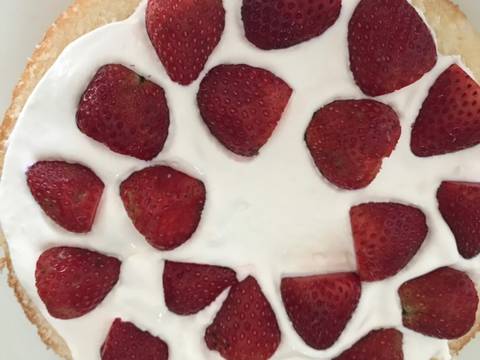 สตรอเบอรี่ชอร์ตเค้ก(Strawberry shortcake) recipe step 6 photo