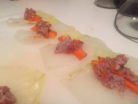 หมูห่มผักกาด (ง่ายๆสไตล์เด็กหอ) recipe step 3 photo