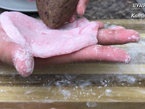 ไดฟุกุสตรอเบอรี่ เมนูวาเลนไทน์ สูตรไมโครเวฟ Daifuku strawberry recipe step 8 photo