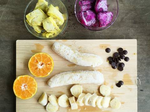 ไนซ์ครีม อาโวคาโด กล้วยหอม แก้วมังกร #คลีน recipe step 1 photo