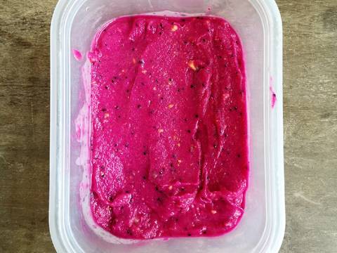 ไนซ์ครีม อาโวคาโด กล้วยหอม แก้วมังกร #คลีน recipe step 4 photo