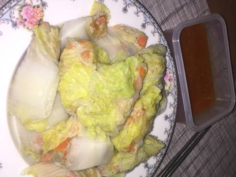 หมูห่มผักกาด (ง่ายๆสไตล์เด็กหอ) recipe step 5 photo