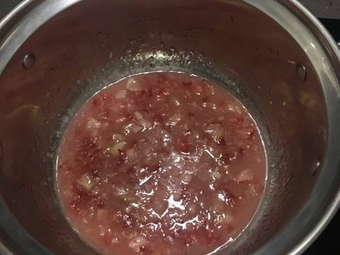 นมสดสตอเบอร์รี่ recipe step 3 photo