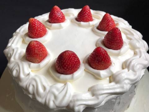 สตรอเบอรี่ชอร์ตเค้ก(Strawberry shortcake) recipe step 7 photo
