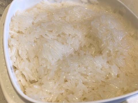 หุงข้าวเหนียวใน Microwave recipe step 2 photo