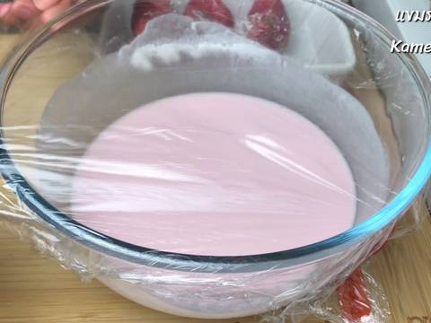 ไดฟุกุสตรอเบอรี่ เมนูวาเลนไทน์ สูตรไมโครเวฟ Daifuku strawberry recipe step 5 photo