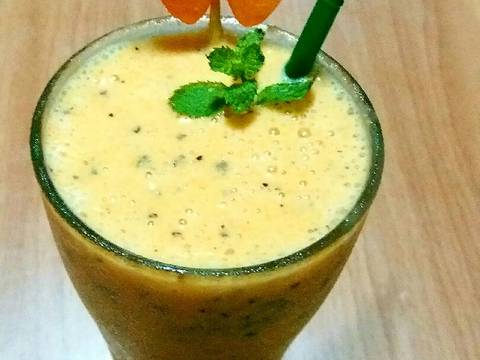 สมูทตี้แครอทเสาวรส recipe step 3 photo