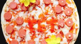 Hình ảnh món Pizza xúc xích bò khô xé sợi
