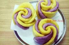 Bánh Bao Hoa Hồng 2 màu