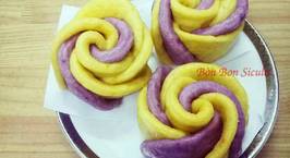 Hình ảnh món Bánh Bao Hoa Hồng 2 màu