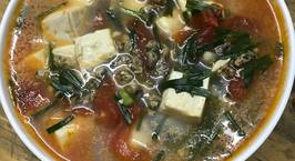 Hình ảnh món Canh hà nấu đậu phụ cà chua