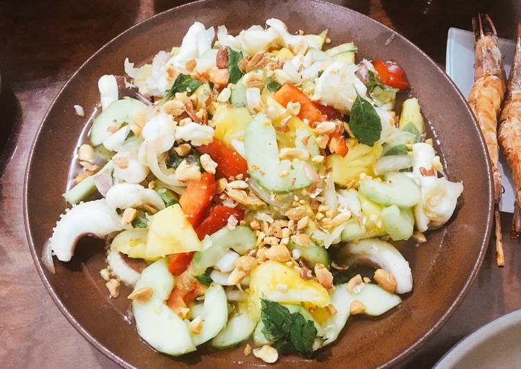 Gỏi râu mực