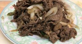 Hình ảnh món Thịt bò xào Hàn Quốc(bulgogi)