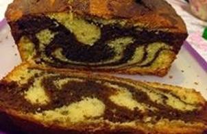 Kahlua Marble Butter Cake( bánh bơ rượu cafe Kahlua)