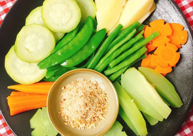 Rau Củ Luộc Chấm Muối Mè hình đại diện món