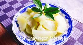 Hình ảnh món Bầu luộc chay