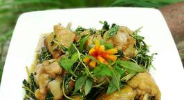 Hình ảnh món Cánh gà xào rau răm